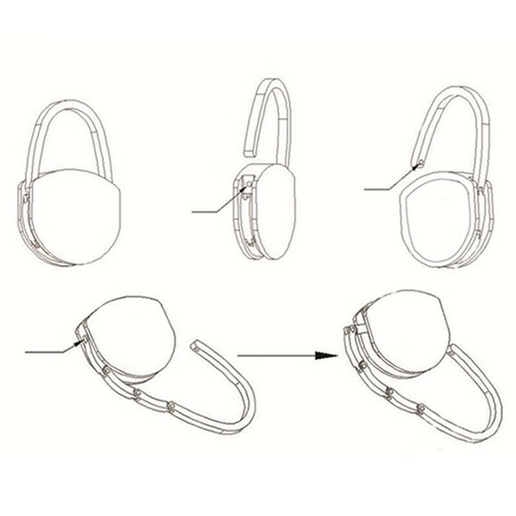 Handbag hook hanger space saver bars restaurants - Picture 6 of 9